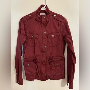Mudd, Women’s, Dark Red/Maroon Utility Jacket, Size S